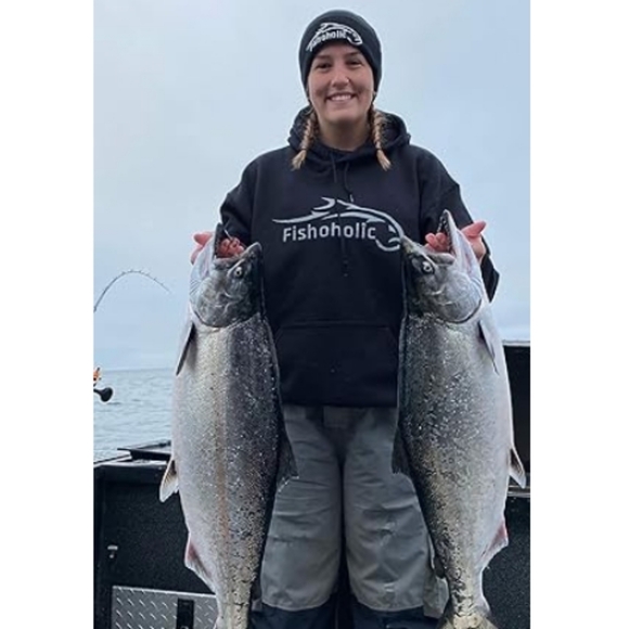 Fishing Outdoors Beanie Watch Skull Cap Stocking Hat Embroidered Logo Black - Picture 6 of 7